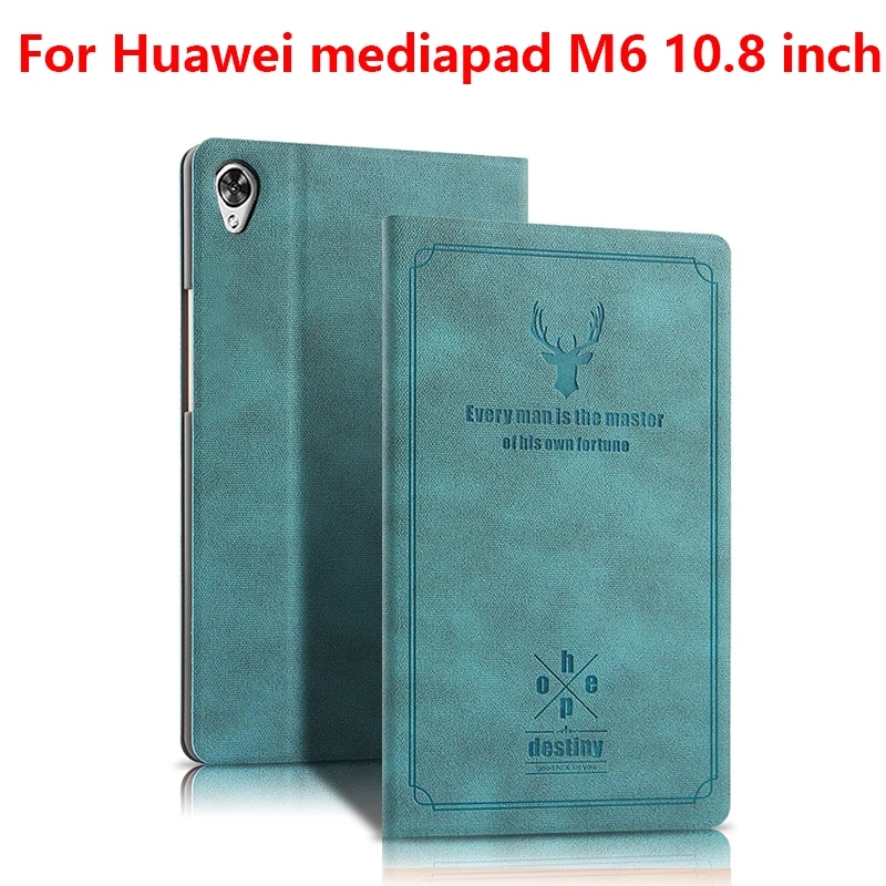 Чехол для huawei mediapad M6 8,4 дюймов VRD-AL09 VRD-W09 Стенд чехол для huawei mediapad M6 10," PRO SCM-AL09/W09 планшет - Цвет: blue for M6 10.8