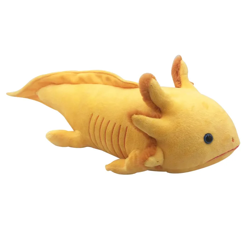 Милая Axolotl мягкая плюшевая игрушка Реалистичная имитация Ambystoma мексиканский