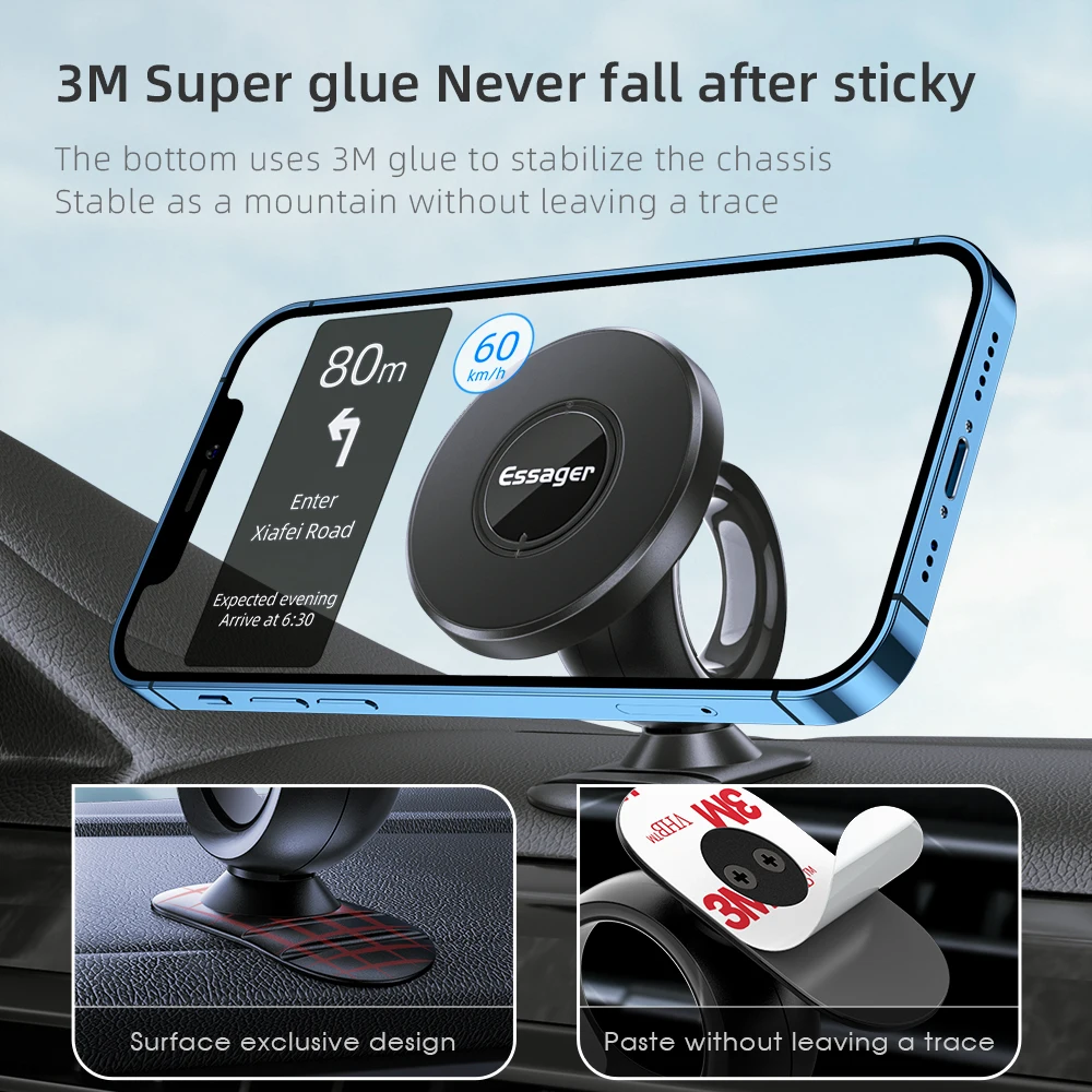 essager magnetic car mobile phone holder in car for iphone13 12 11 xiaomi huawei samsung cell phone air vent support stand mount free global shipping