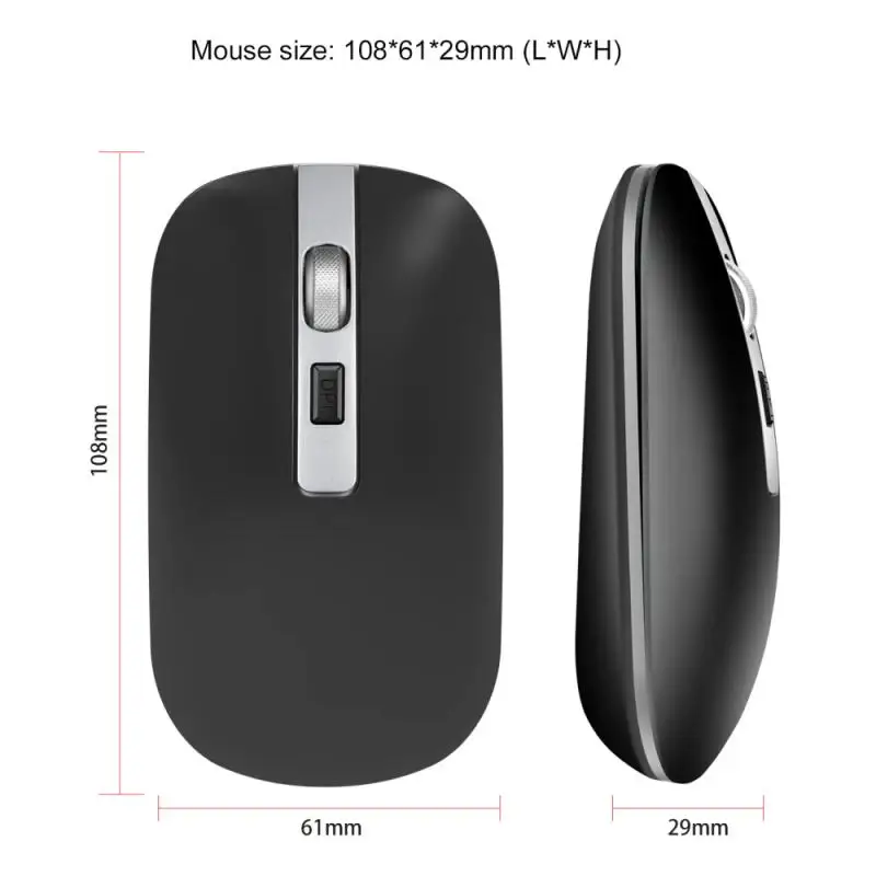 Мышь M50 игровая беспроводная Двухрежимная Bluetooth 5 1 2 4 ГГц|Мыши| |