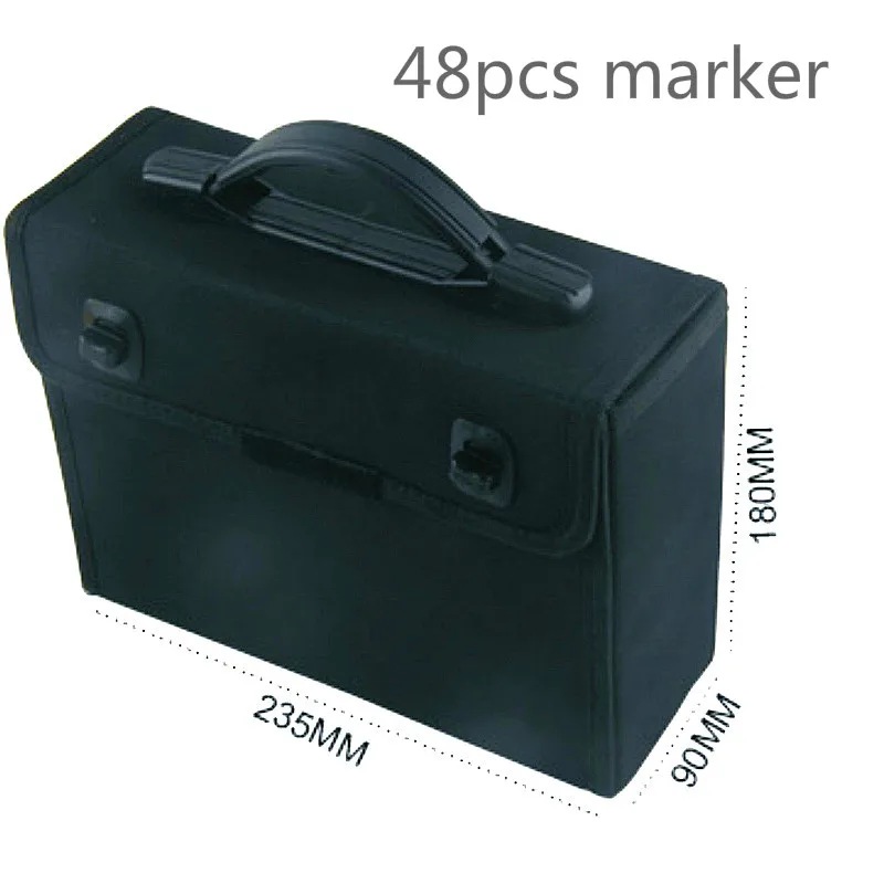 

Marker storage box marker pen bag marker pen box pen holder 48 pieces