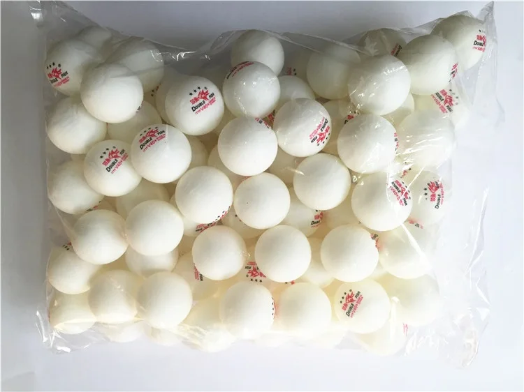 White 120 Balls 30/60 шаров/120 Шары Двойной Рыба, шарики для настольного тенниса, V40+ 3-звезда товар отправляется без коробки ABS материал пластик поли для пинг понга tenis de Меса - Цвет: White 120 Balls