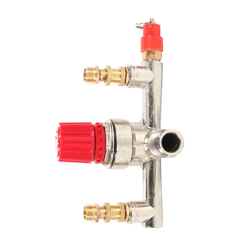 1 набор двойных выпускных труб воздушный компрессор Переключатель Регулятор