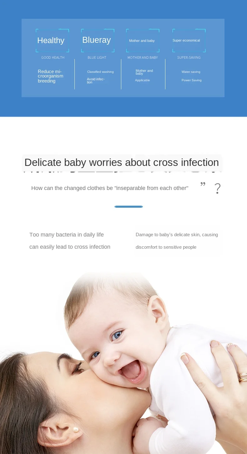 

Single Barrel Mini Washing Machine Children Baby Semi-automatic Household Small Washing Machine