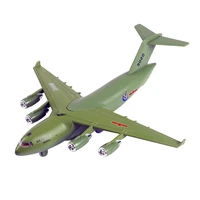 high simulation alloy diecsts boeing c17 transport plane pull back light sound aircraft model gift for kids free shipping