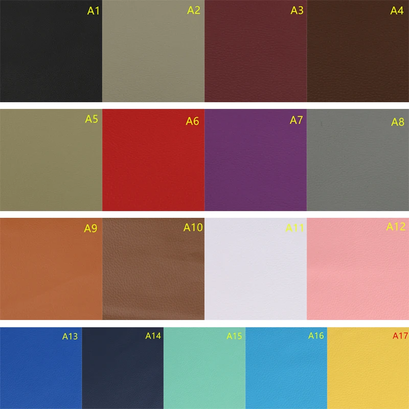 Поливинилхлоридная кожа с узором Личи синтетическая ткань из искусственной кожи