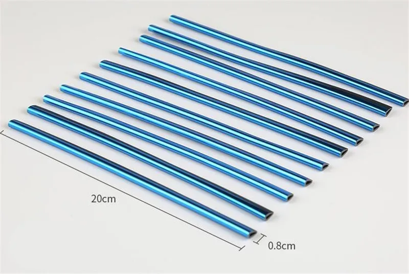 10pcs/bag Car-styling Chrome Styling Moulding Car Air Vent Trim Strip Conditioner Outlet Grille Decoration U Shape | Автомобили и