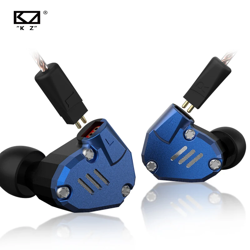 KZ ZS7 наушники 4BA + 1DD гибридные HIFI бас гарнитура монитор AS10 ZST ES4 ED16 ZSX ZS10 PRO|Наушники и