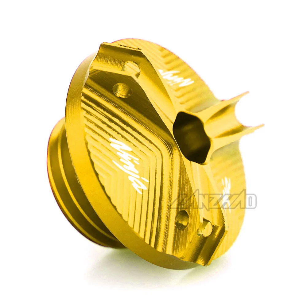M30* 1,5 топливный фильтр для двигателя мотоцикла крышка масляного бака CNC алюминиевые аксессуары для Kawasaki Ninja 250 300 400 650 1000