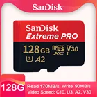 Карта Micro SD Sandisk Extreme PRO, 128 ГБ, 64 ГБ, 256 ГБ, 400 гб