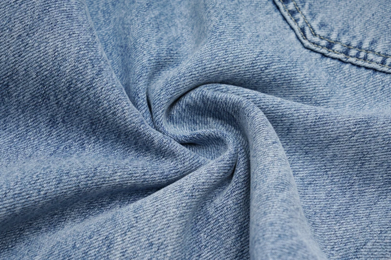 

[EAM] Light Blue Long Leisure Wide Leg Jeans New High Waist Loose Women Trousers Fashion Tide Spring Autumn 2021 1DD5510