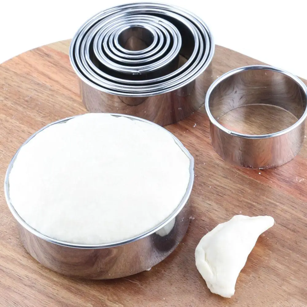 Формы для пирожных печенье мусс круглый кулон покрытый DIY формы из нержавеющей