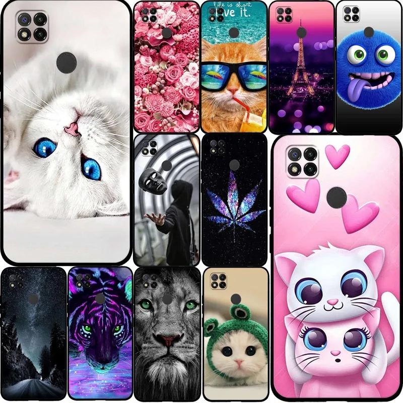 Чехол для Redmi 9C 9 C Redmi9c мягкий силиконовый чехол из ТПУ Xiaomi кошек чехол-бампер |