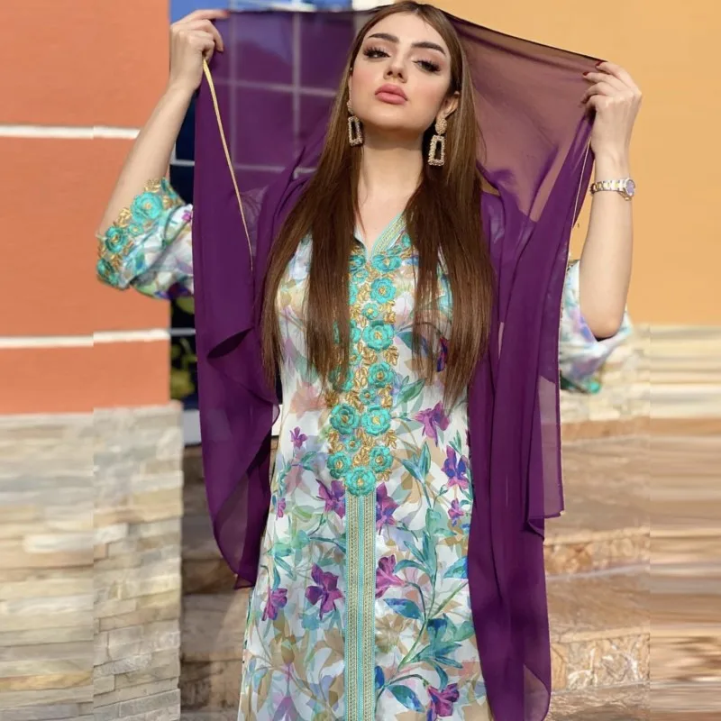 Абаи мусульманское длинное платье для женщин модная зимняя куртка с капюшоном и