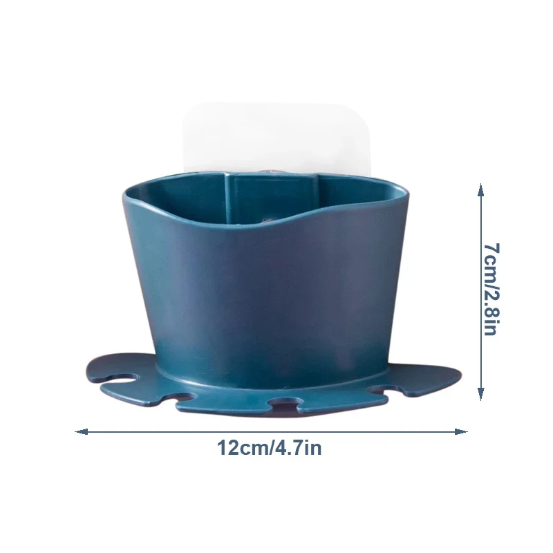 

Wall Mounted Toothbrush Holder Storage Orgainzer Box Bathroom Accessories Suction Hooks Multifunction Toothpaste Dispenser Tools