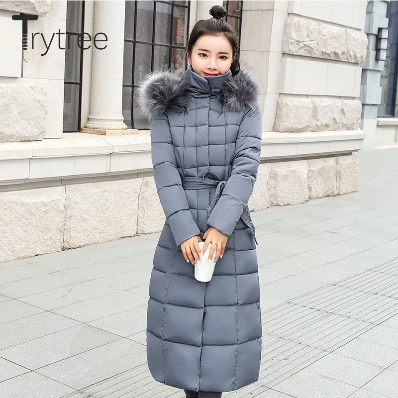 Trytree/зимнее женское повседневное флисовое пальто с капюшоном на молнии и