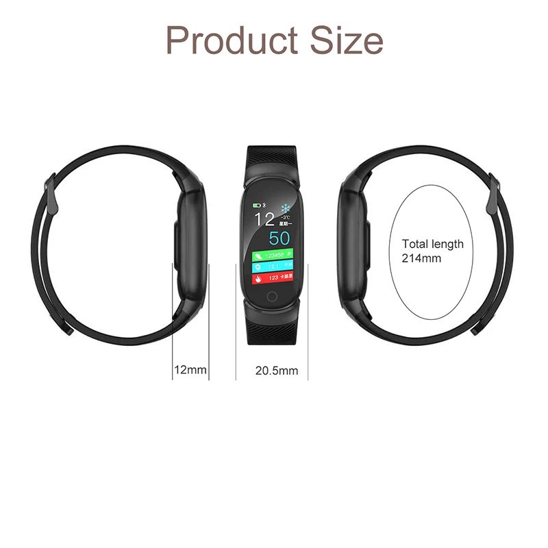 

2021 Smart Watch Women Men Heart Rate Tracking IP67 Waterproof Sport Wristband Men Fitness Pedometer Watches For Xiaomi Huawei