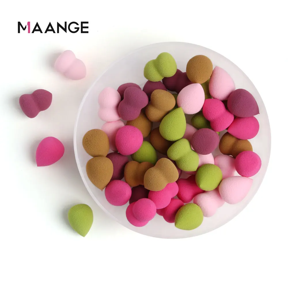 Мини губка для макияжа MAANGE 50 шт. инструменты оптовая продажа| |
