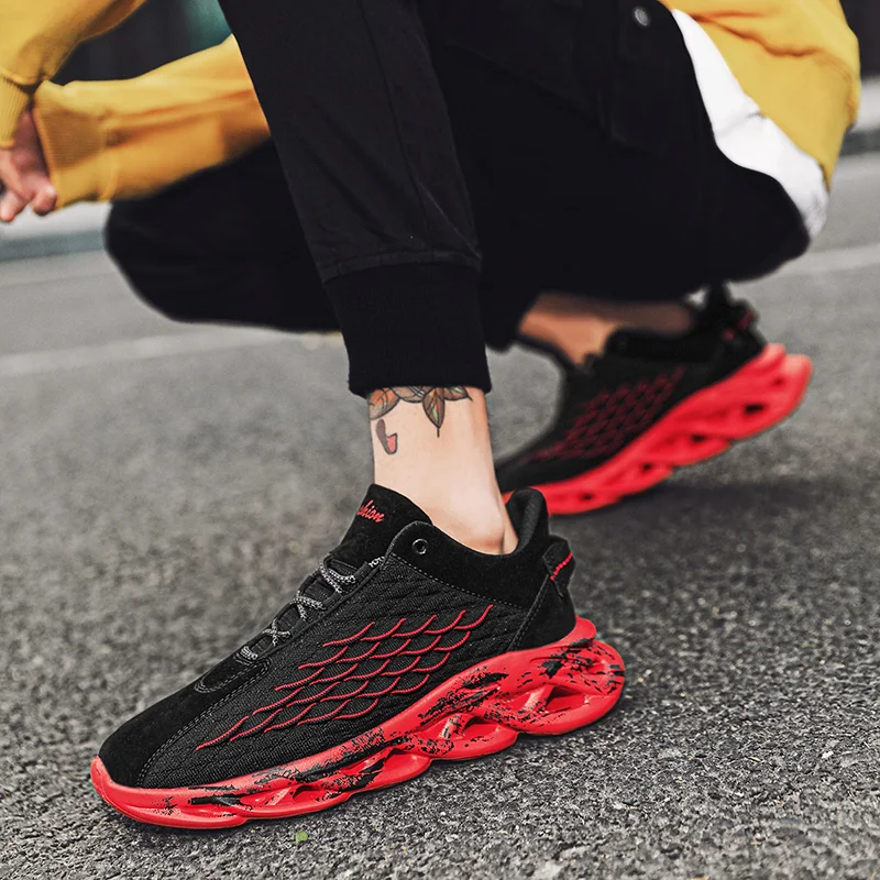 

2020 New Style Men Shoes Breathable Air Mesh Sneakers Men Casual Shoes Fashion Black Lace-Up Tenis Masculino Dropshipping Sapato