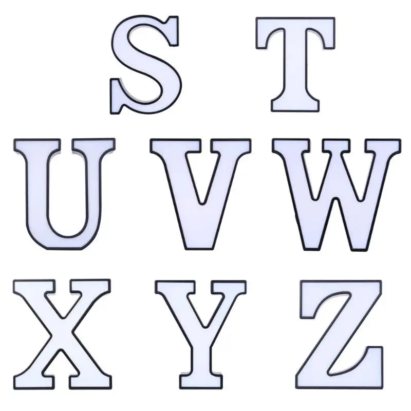 Английский буквенный светодиодный ночник Marquee знак Алфавит домашний Свадебный