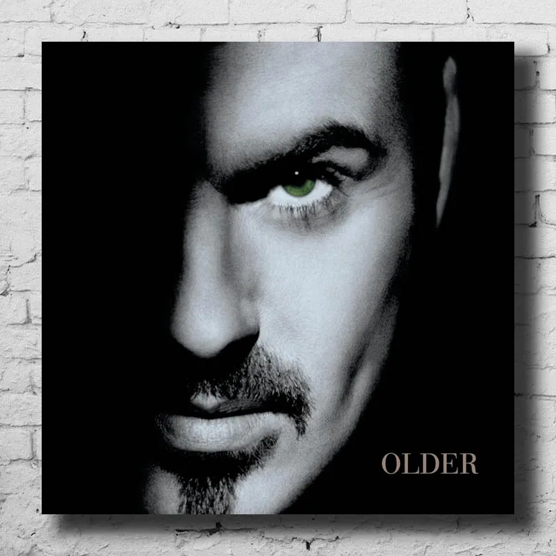 Джорджа Майкла старше светильник Холст плакат обложки альбома Обложка с