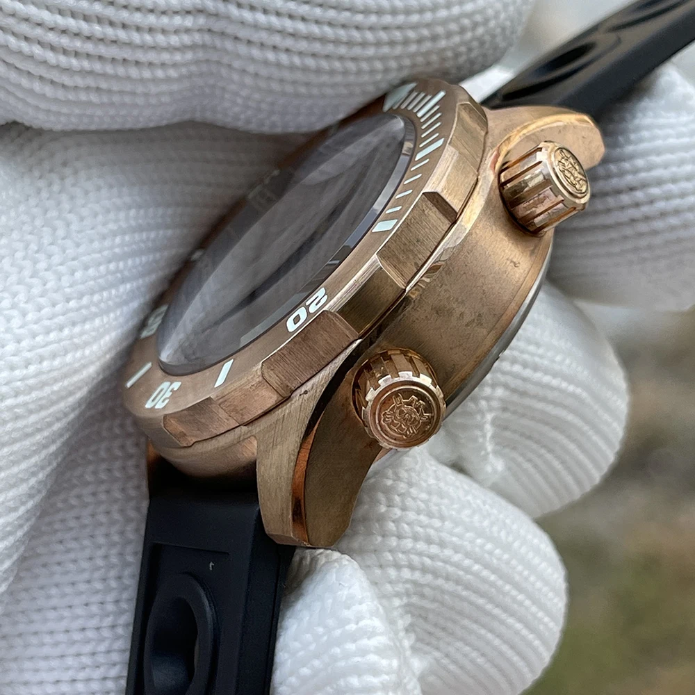 للبيع ساعة غوص للرجال طراز 2021 SD1950S مصنوعة من البرونز الصلب مزودة بزرين تصميم فريد من نوعه 3000 متر مقاومة للمياه في أعماق البحار