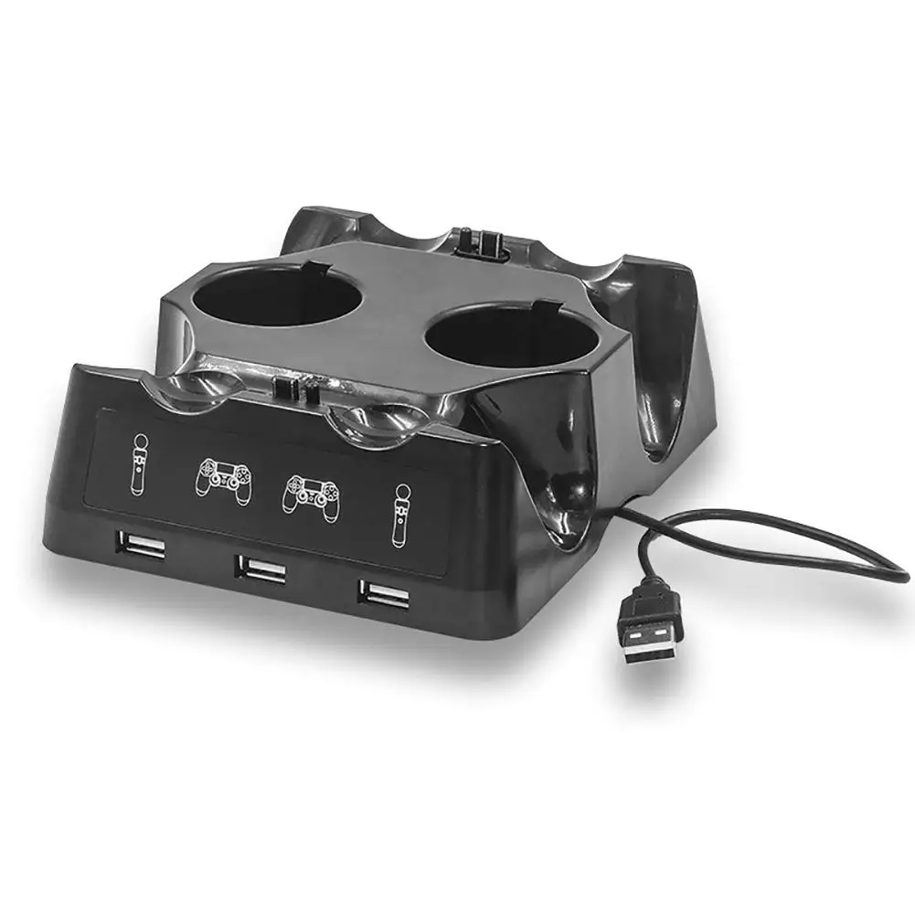 Для PS4 PS MOVE VR контроллер Зарядное устройство Док станция HBP 118 геймпада ручка для