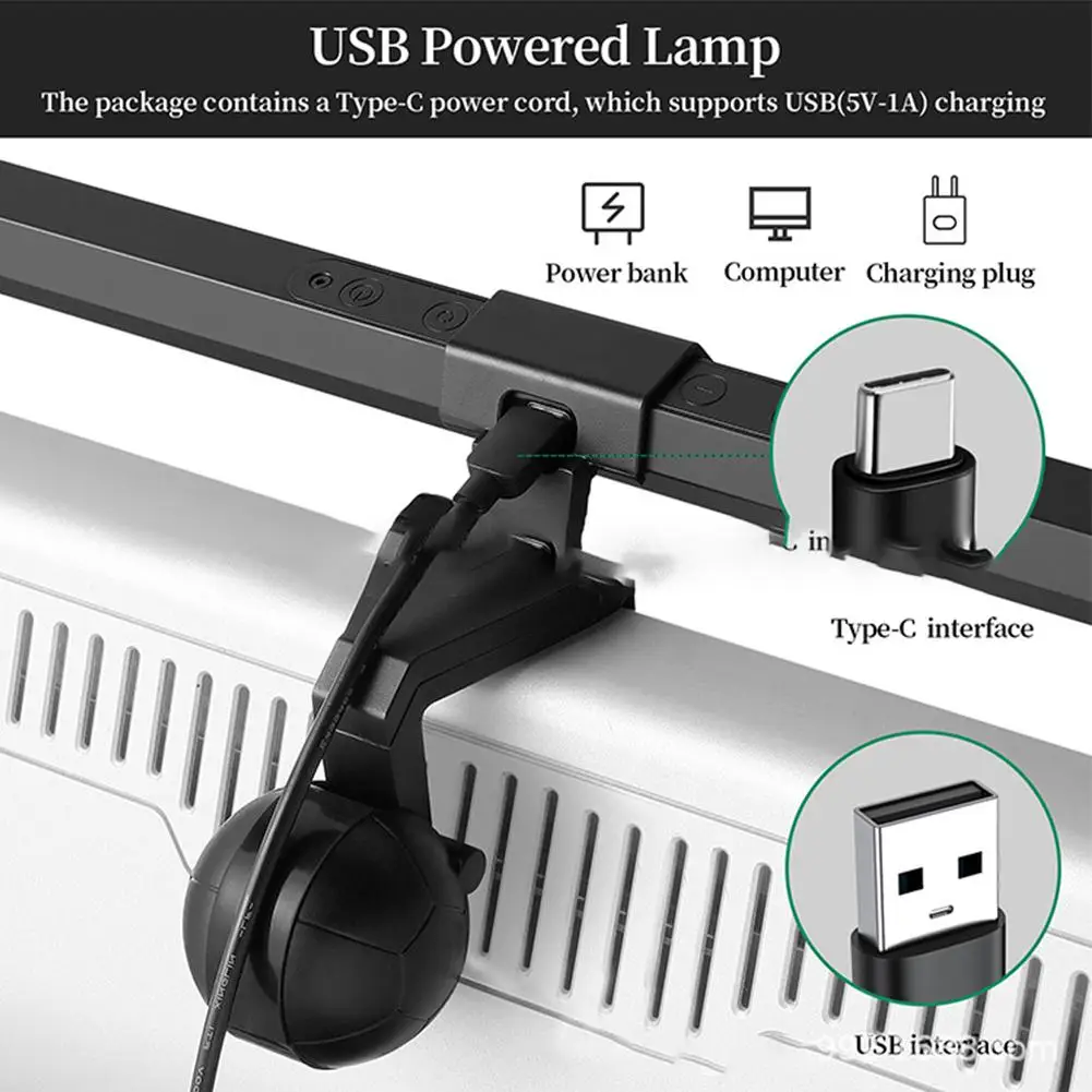 

The New Computer Screen Hanging Lamp Touch Smart Reading Lamp Computer Eye Protection Desk Lamp Smart Home For Reading Children