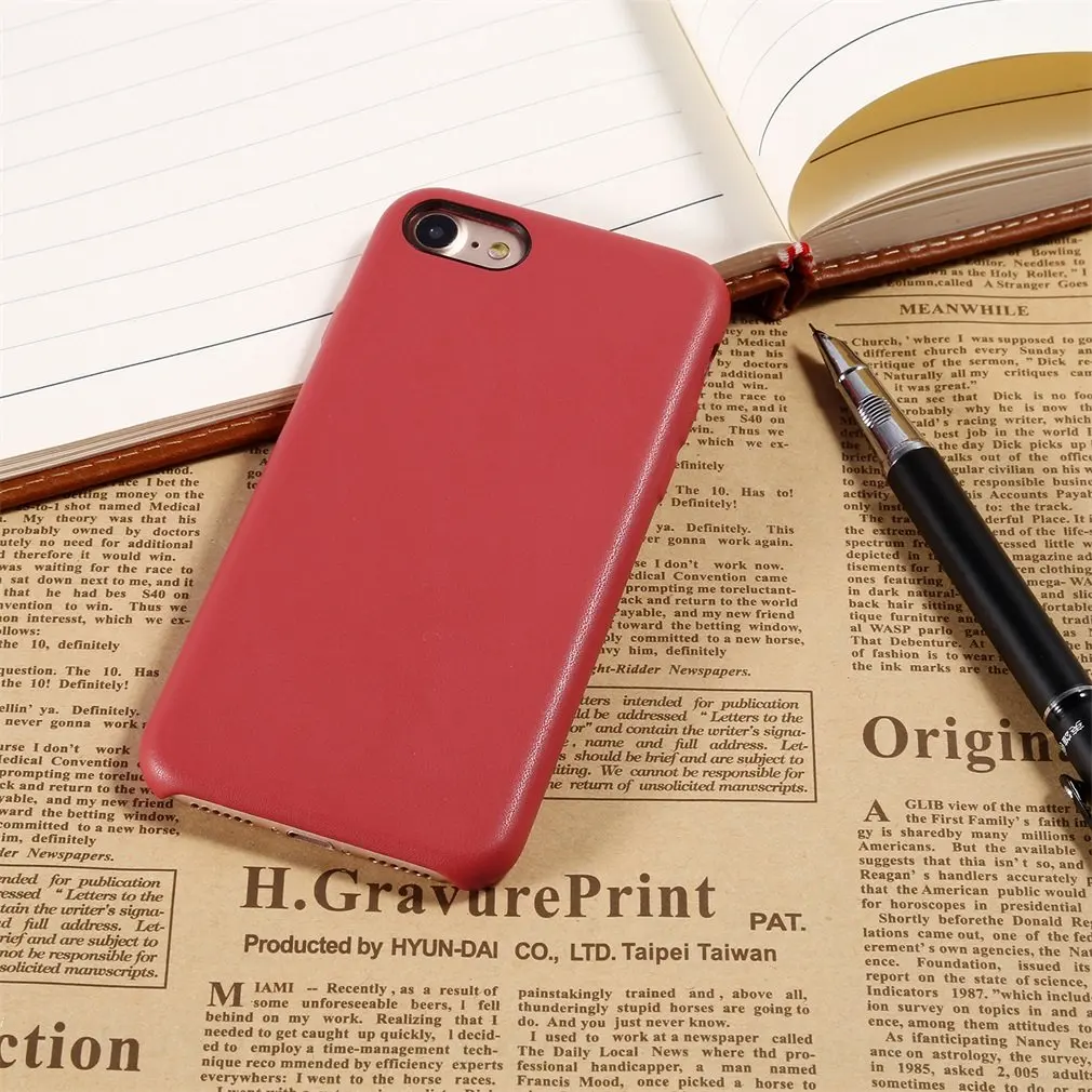Ultra Thin Mobile Phone Case Cover Lightweight PU Anti-drop Protective Shell for Iphone 7 | Мобильные телефоны и
