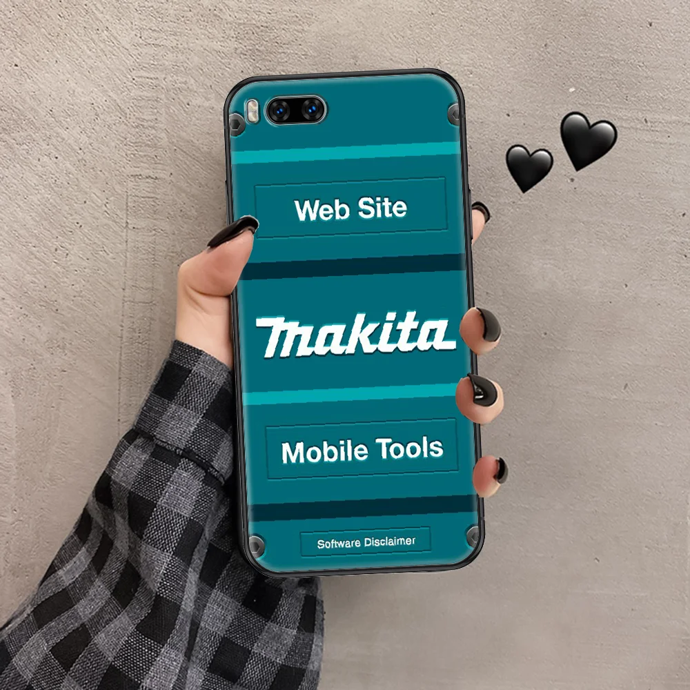 

Makita fashion toolbox Phone case For Xiaomi Mi Max Note 3 A2 A3 8 9 9T 10 Lite Pro Ultra black trend cover tpu bumper art