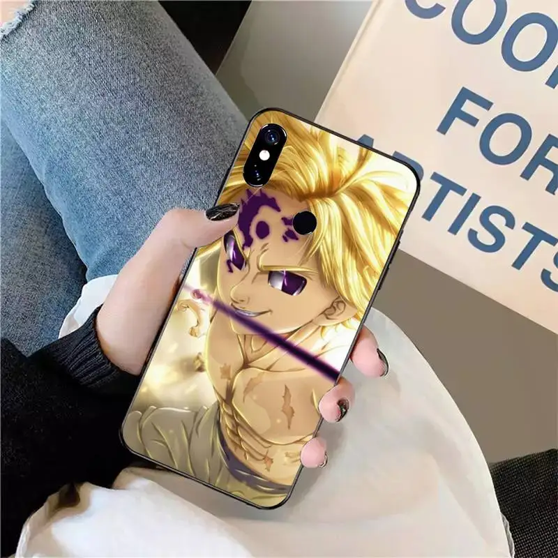 

Nanatsu no Taizai Seven Sin anime Phone Case For Xiaomi Redmi note 7 8 9 t max3 s 10 pro lite luxury design coque cover