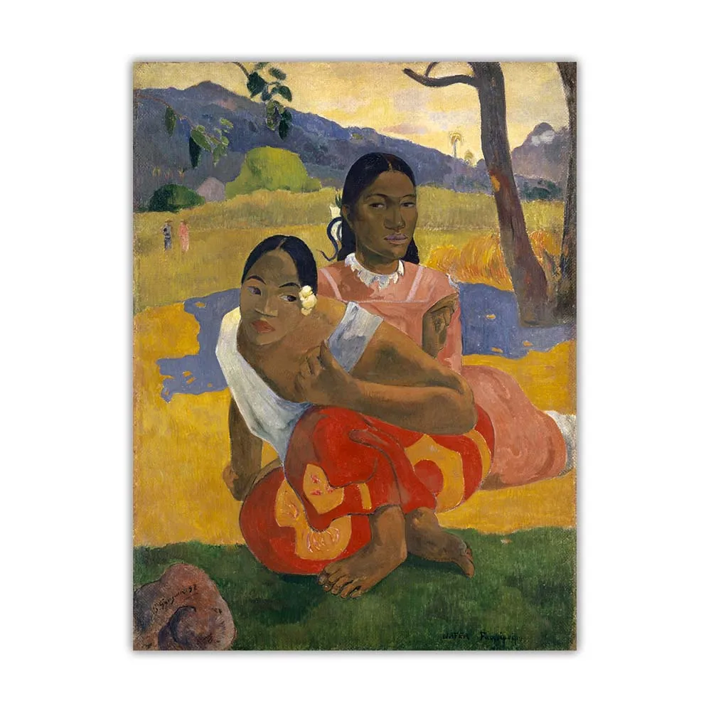 Классическая картина маслом на холсте пол гаугин Когда вы выйдете за свадьбу