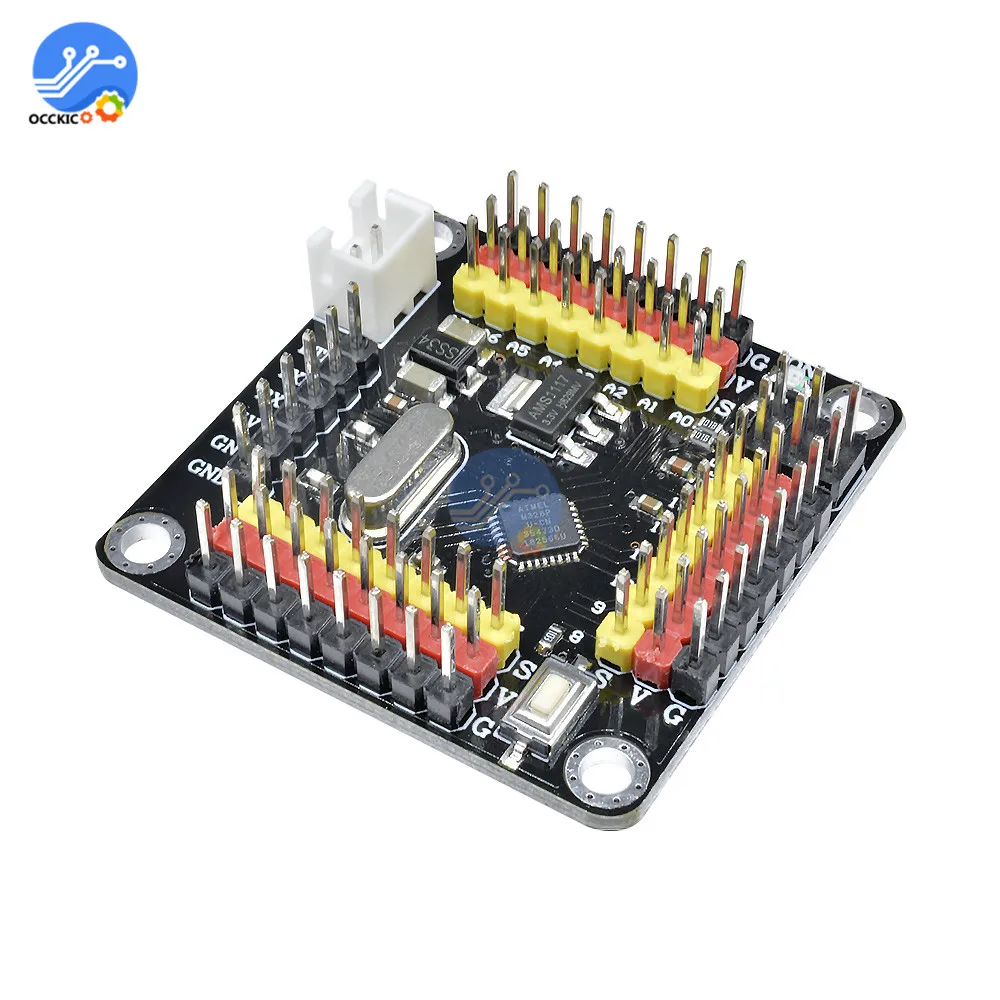 Плата Pro Mini Atmega328 3 В 8 МГц модуль для Arduino Nano 0 ATMEGA328P микроконтроллер заменяет ATMEGA128