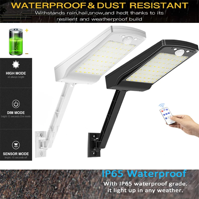 Суперъяркая беспроводная уличная лампа на солнечной батарее точесветильник