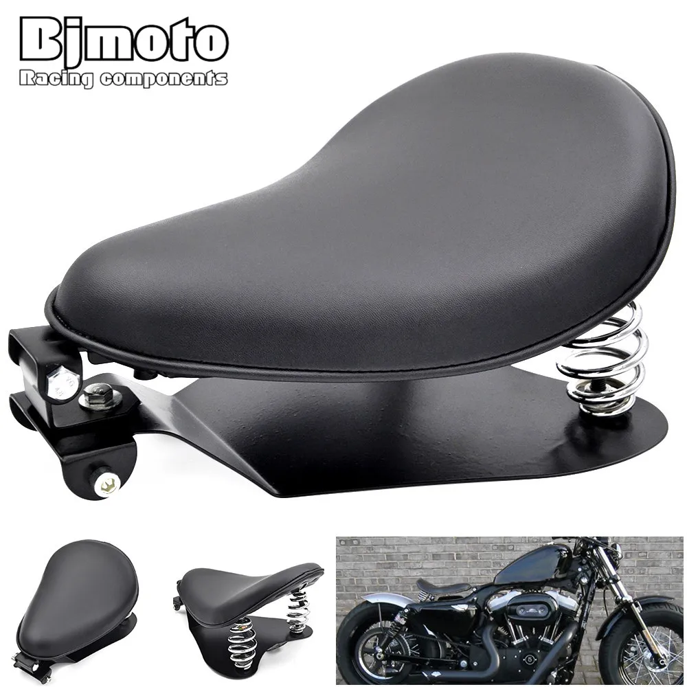 

Подставка под сиденье мотоциклетного водителя BJMOTO соло, пружинный кронштейн, монтажный комплект для Sportster Bobber Chopper