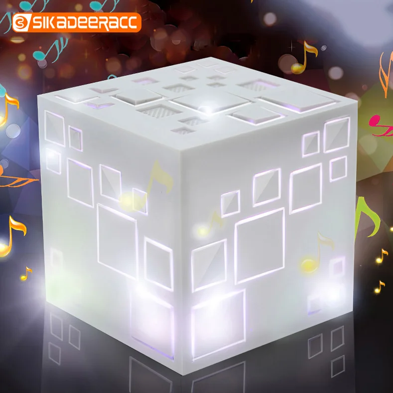 Cube Bluetooth динамик светодиодный свет портативный наружный сабвуфер для Xiaomi