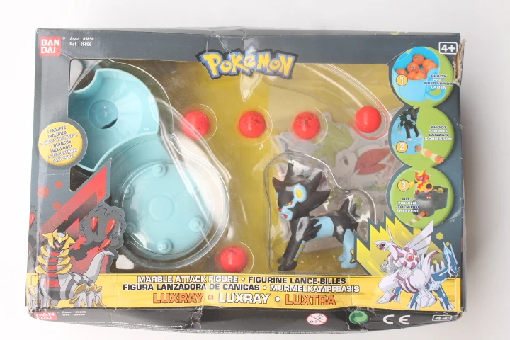 

TAKARA TOMY Pokemon Action Figure Luxray MC Small Electric Lion Kitten Strange Luck Cat Spot Model Toy