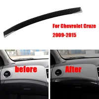 For Chevrolet Cruze 2009-2015 Accessories Carbon Fiber dashboard Trim Sticker Center console Co-pilot table Cover Car styling