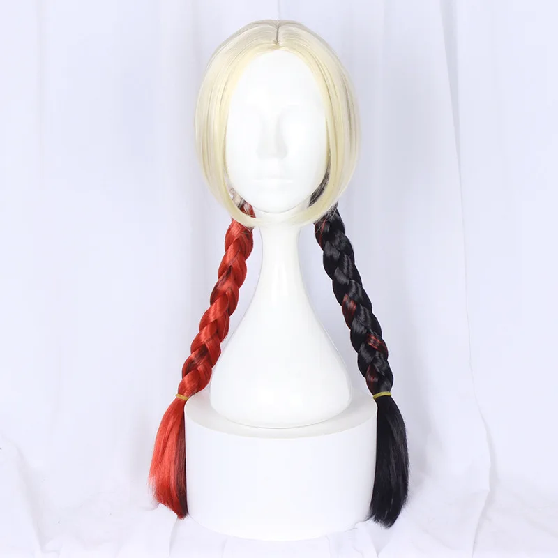 Парик для косплея Харли из сериала самоубийца термостойкий синтетический с
