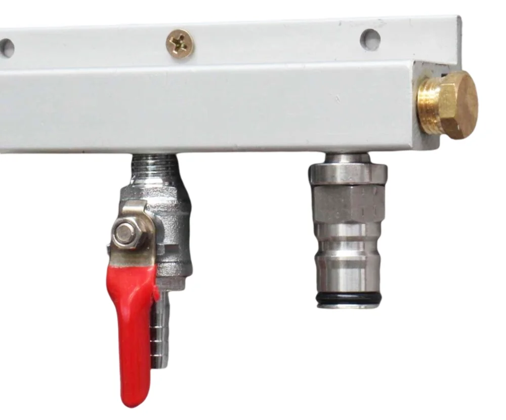 3-ходовой распределитель газового коллектора keglan углекислого газа с обратными