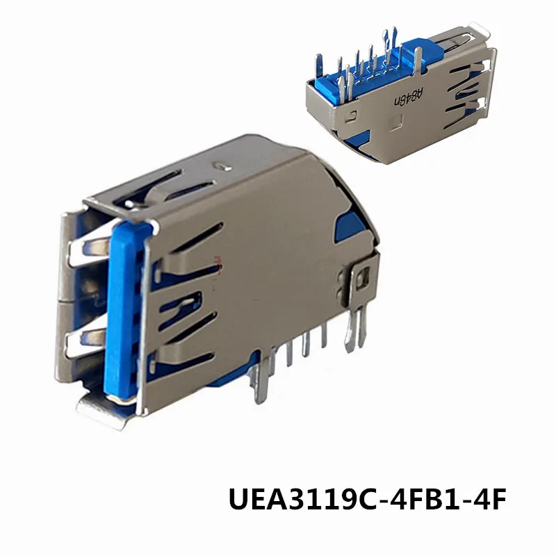 

UEA3119C-4FB1-4F ,9P USB 3,0 Type A RCP 9 POS 1 порт