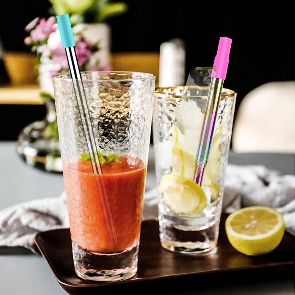 2 шт./упаковка телескопическая металлическая нержавеющая сталь с отверстием и