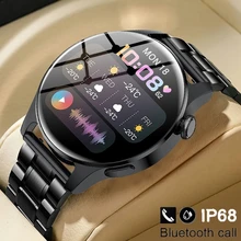 Bluetooth Call Phone Smart Watch Men Waterproof Sport Fitness Tracker Weather Display 2021 New Watch smartwatch men For Huawei