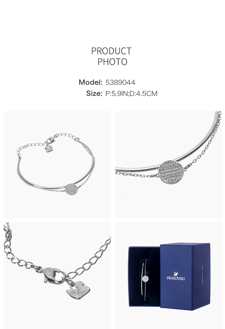 Подлинный и абсолютно браслет Swarovski Duo Evil Eye