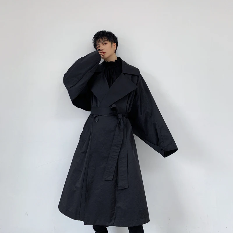 Мужская винтажная уличная куртка в стиле ретро Свободный Повседневный длинный