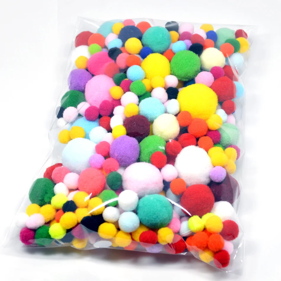 

10-30mm 250pcs mixed color pompon balls Home Decorative Flower Crafts Diy Toy accessories Head wreaths Garment Accessories