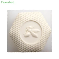honeycomb silicone mold bee soap mold food grade cake decorating tools easy to demolding handmade soap craft for diy soap maker