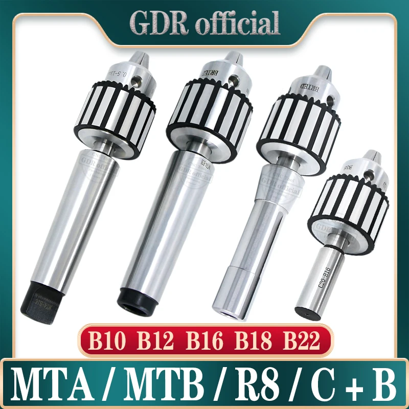 

MT1 MT2 MT3 MT4 MT5 R8 C10 C12 C16 C20 B10 B12 B16 B18 B22 Morse Drill Chuck Arbor Lathe CNC drill machine Wood Tool Drill Heavy