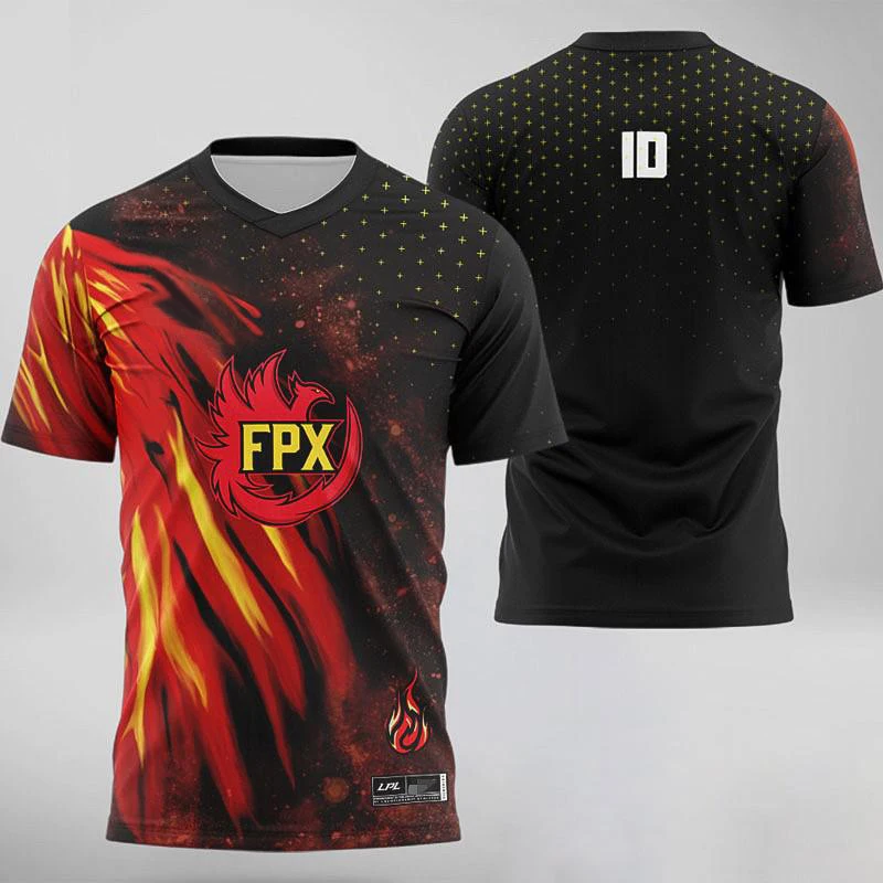 

TES LOL LPL 2021 Esports Jersey THESHY Team Uniform T-shirt Custom ID Name Fans Game T Shirt JDG SN IG RNG EDG Player Jersey FPX