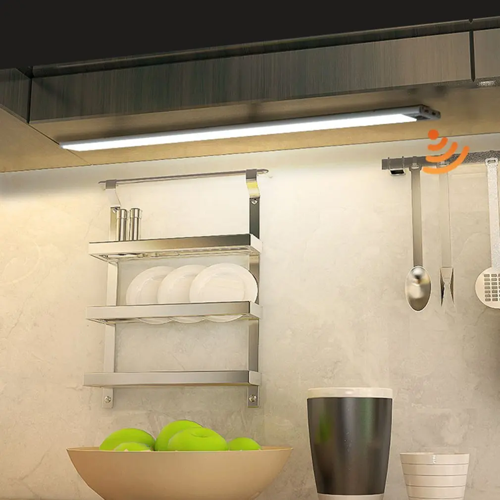

Ультра-тонкий 3 режима USB светодиодный движения Сенсор светильник шкаф-кровать лампа под шкаф ночной Светильник для шкафа Лестницы Кухня